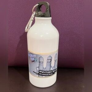 PUPPET UP! Water Bottle with Carabiner NEW